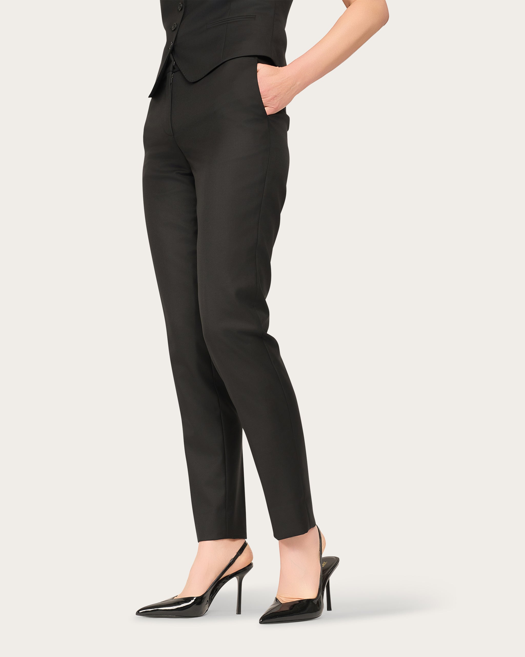 Oliva formal pantalon