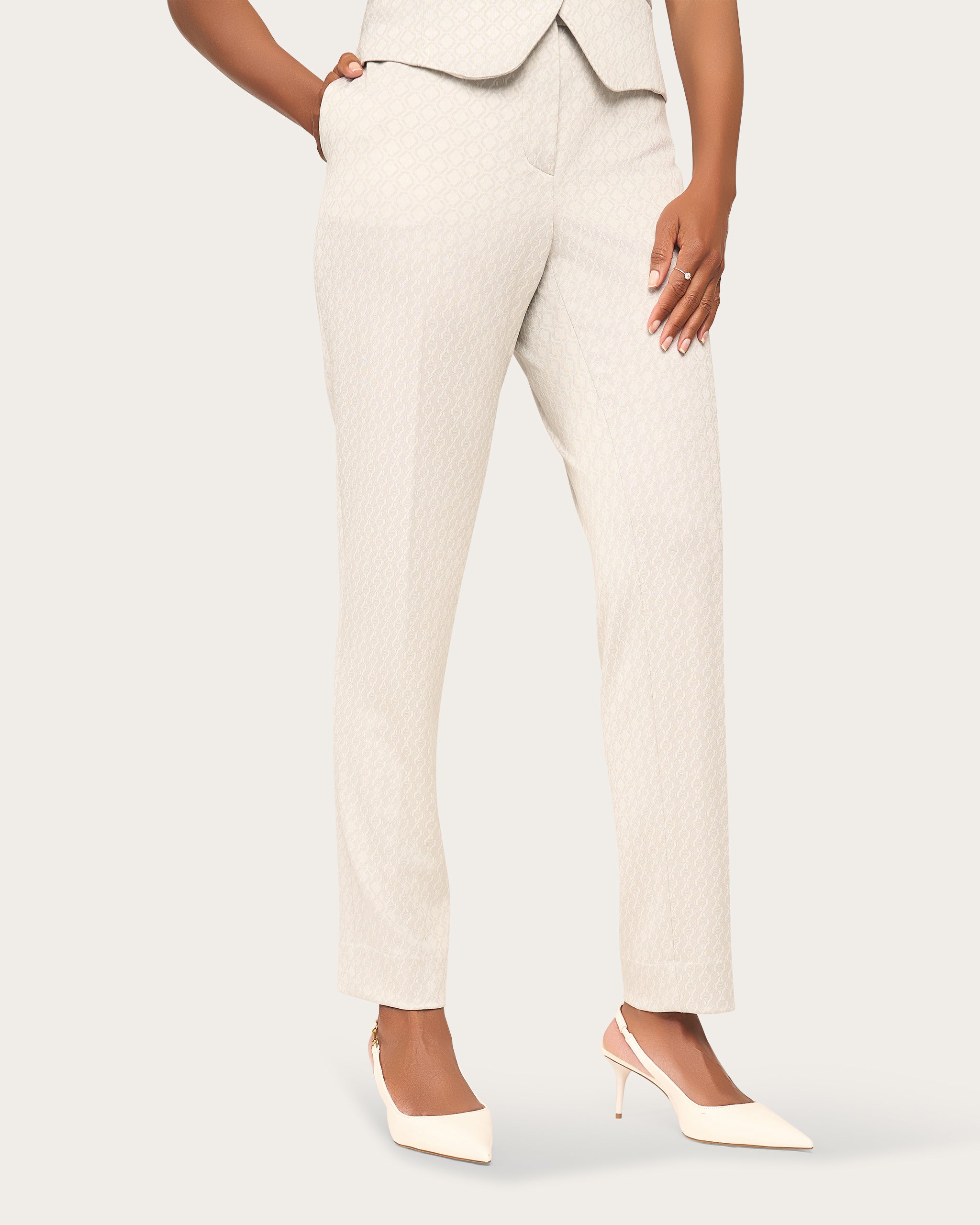 Oliva formal pantalon