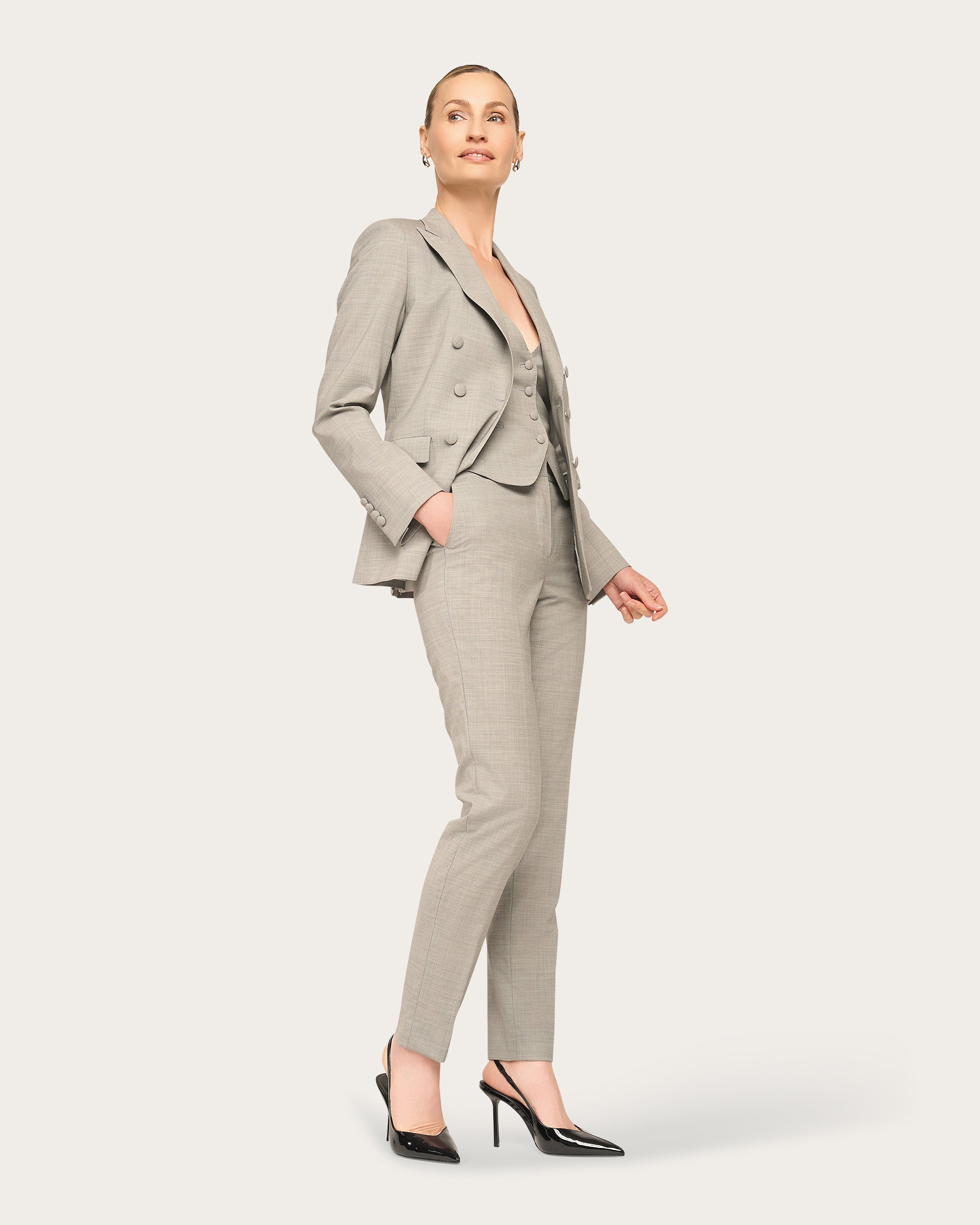 Oliva formal pantalon
