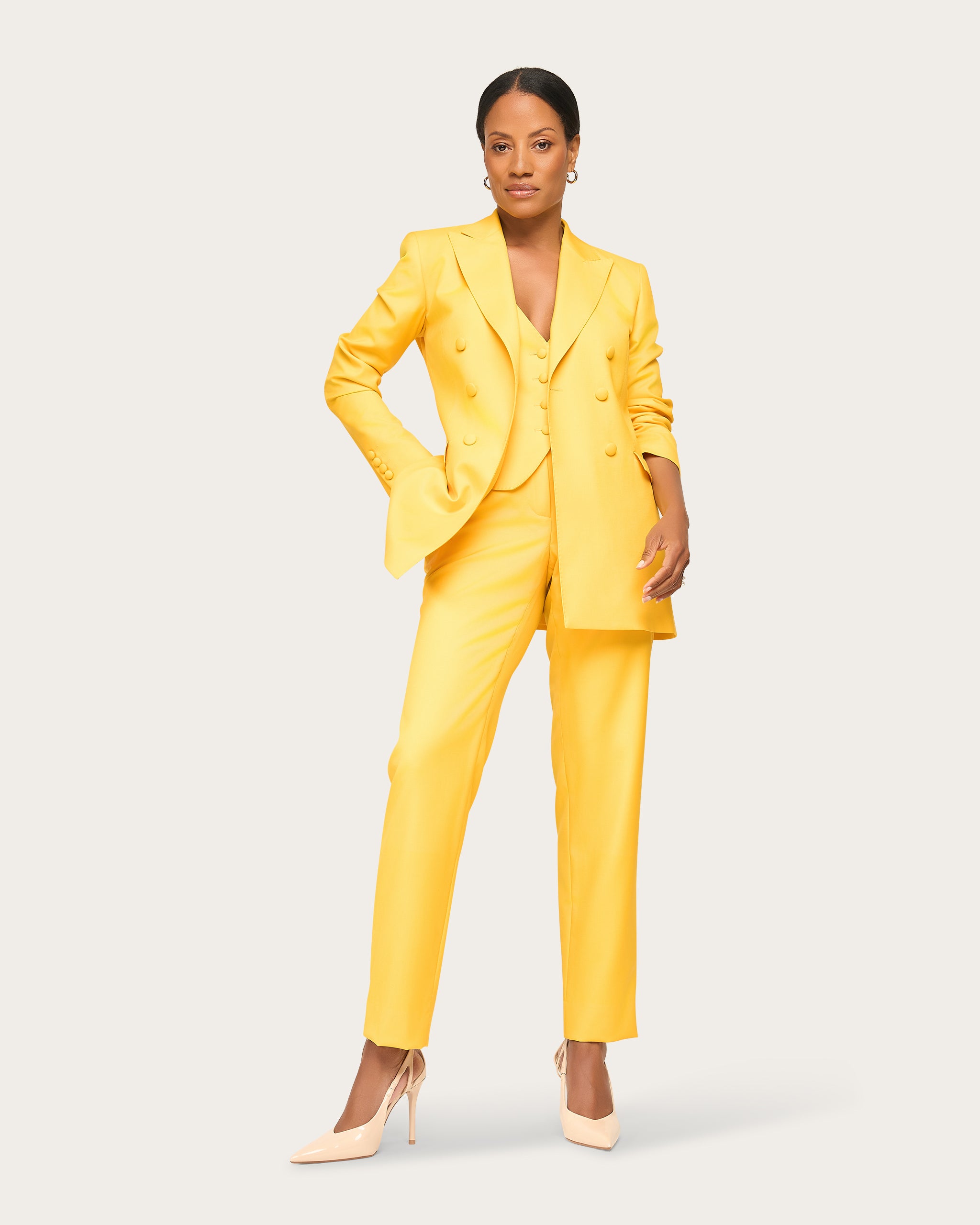 Oliva formal pantalon