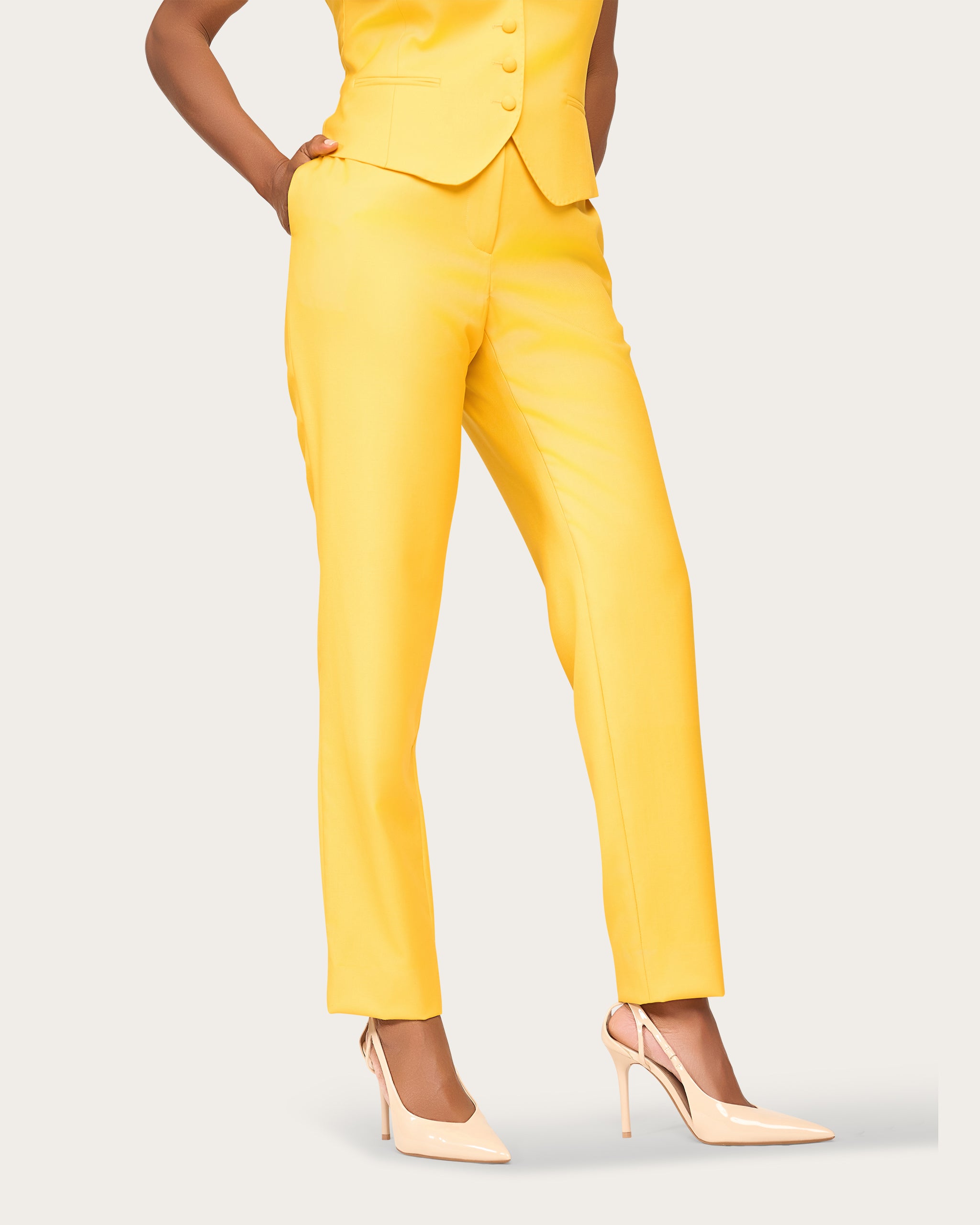 Oliva formal pantalon