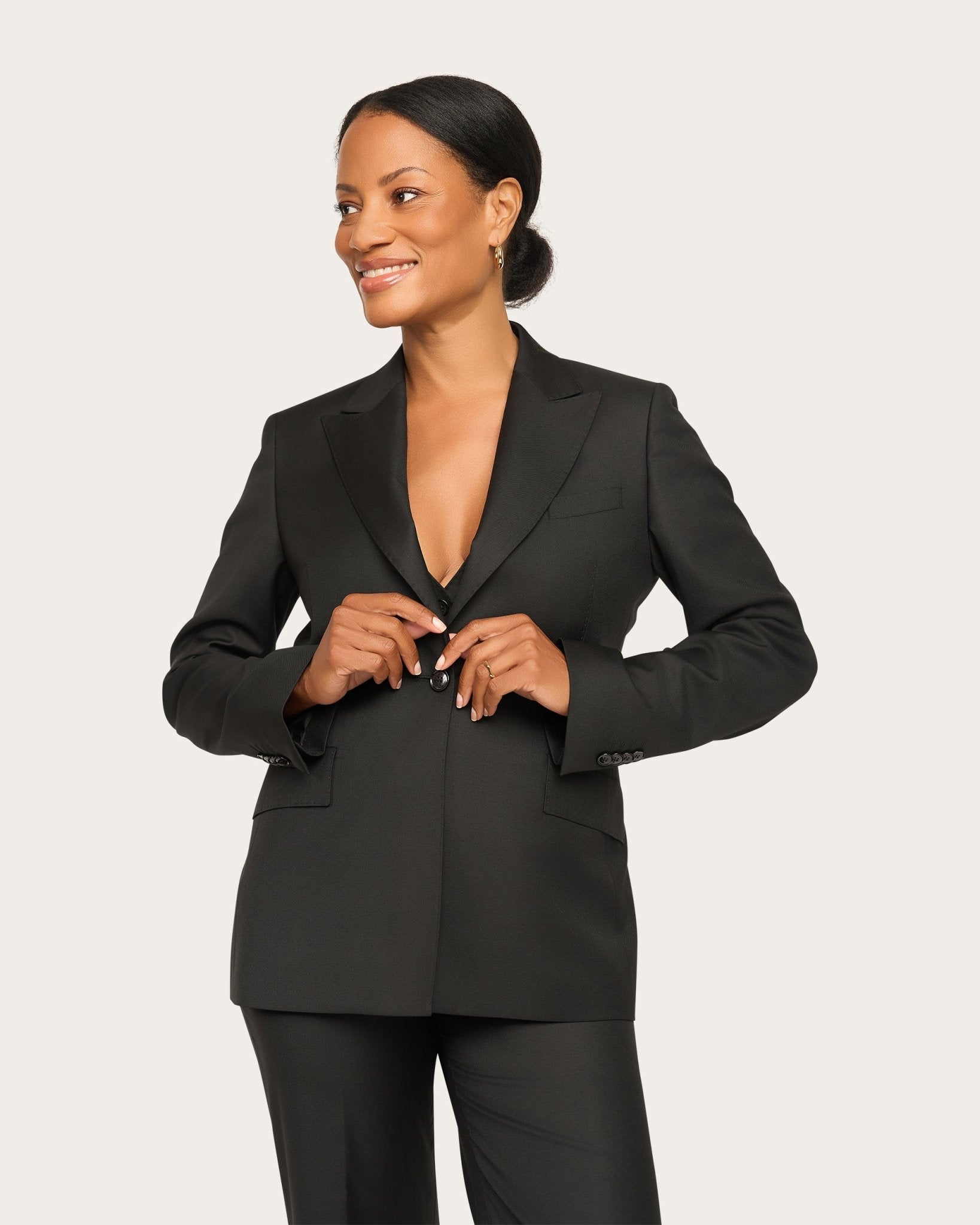 Zwarte dames blazer