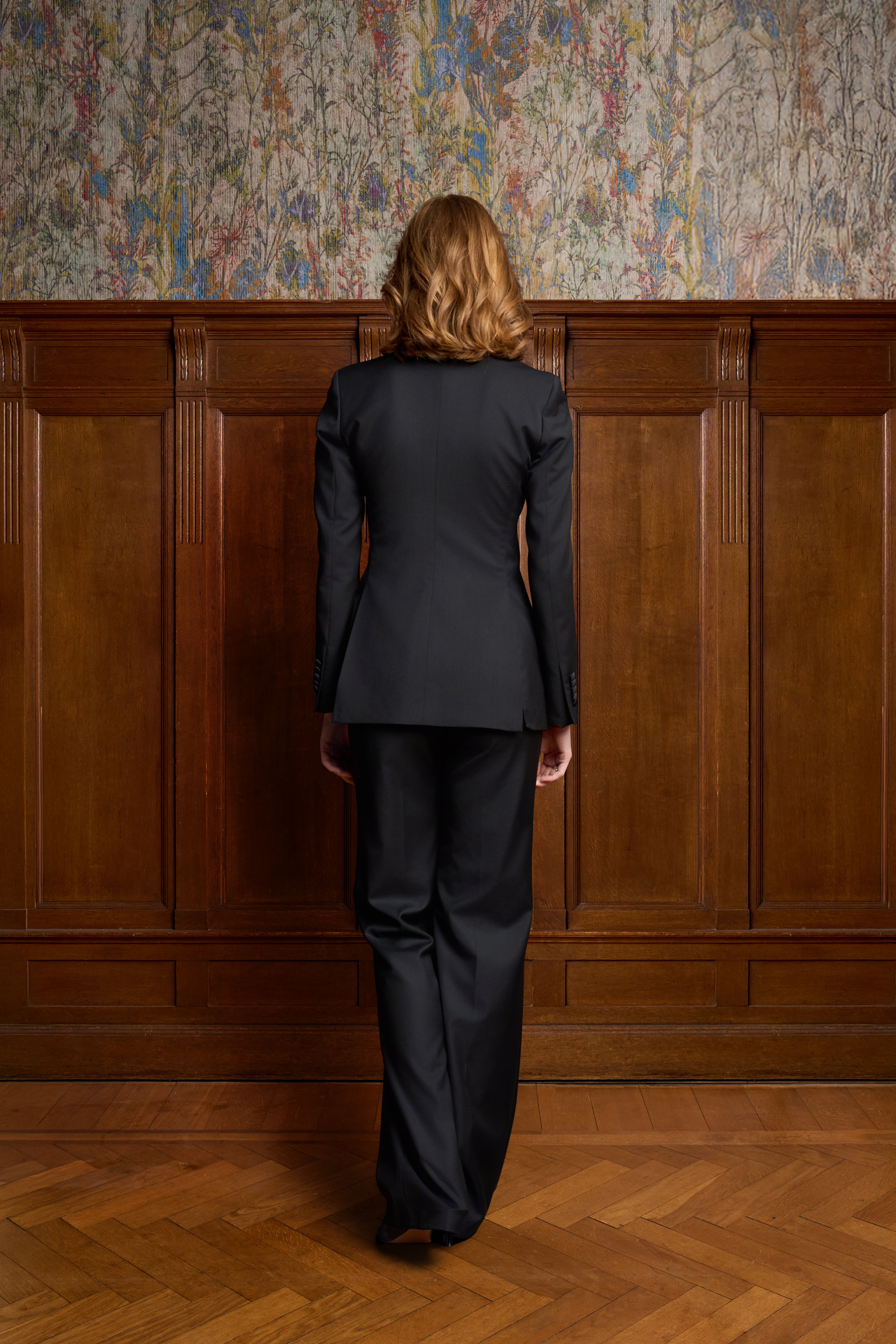 Zwart smokingpak double breasted