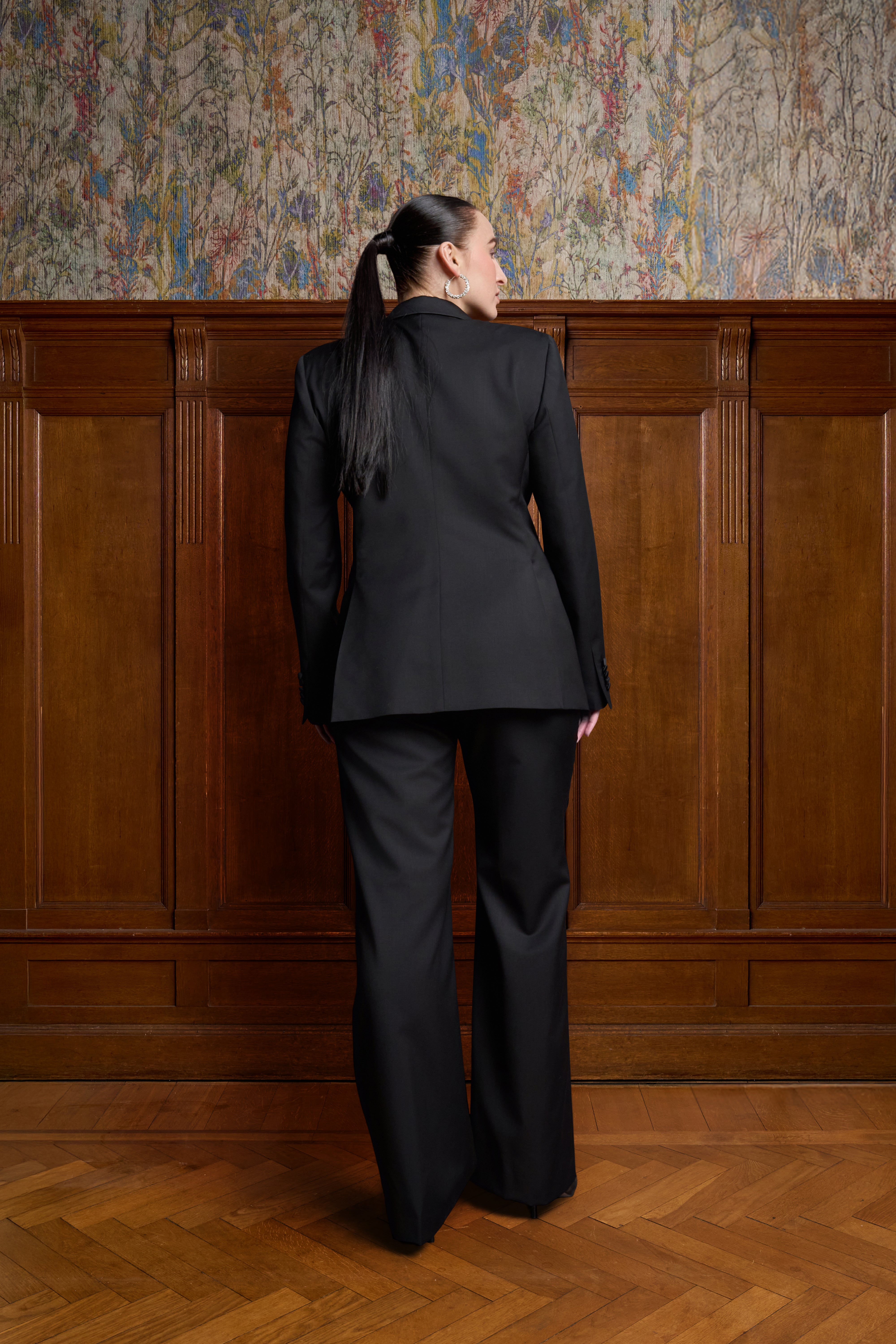 Zwart smokingpak double breasted