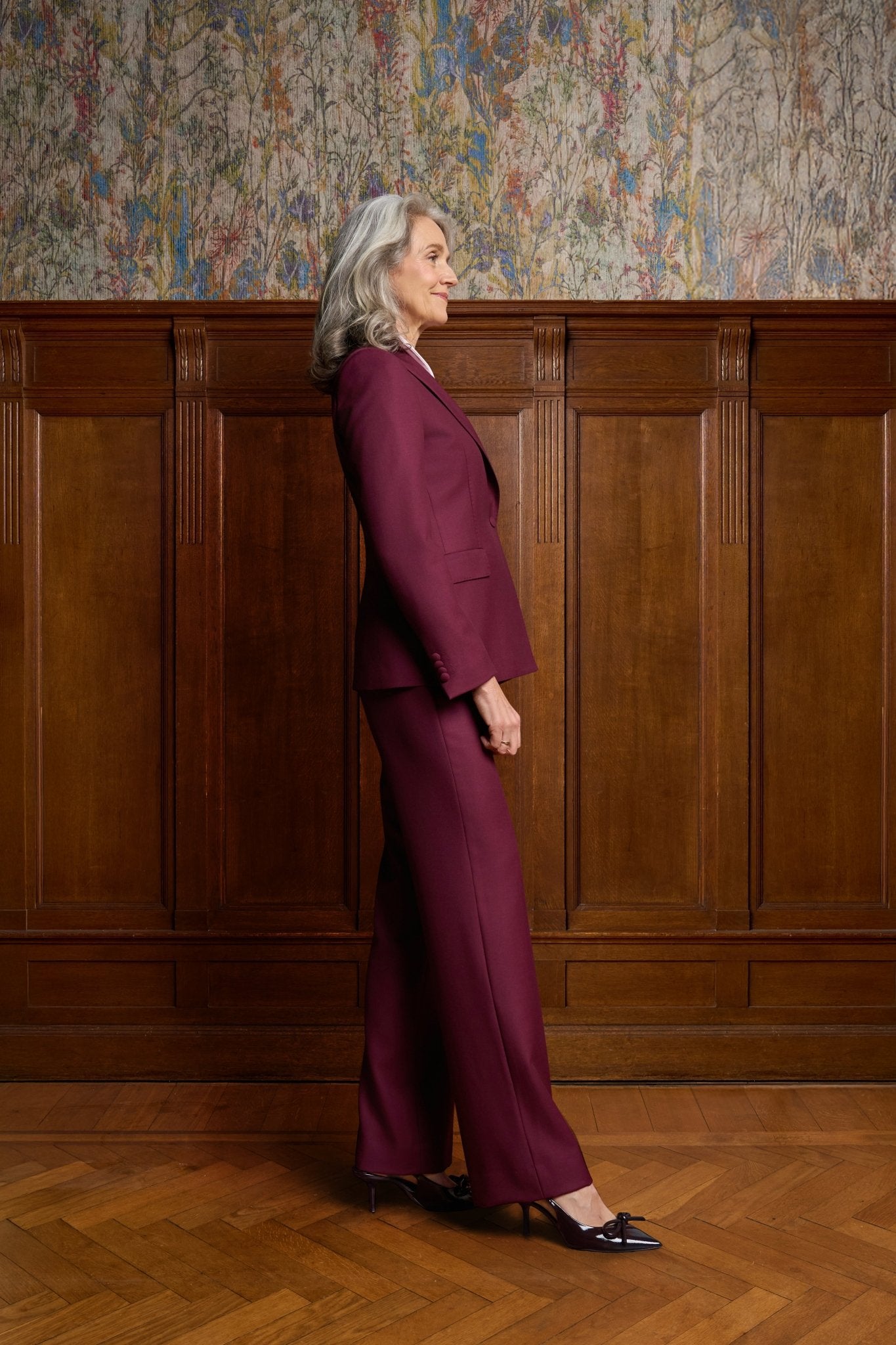 Bordeaux dames pak