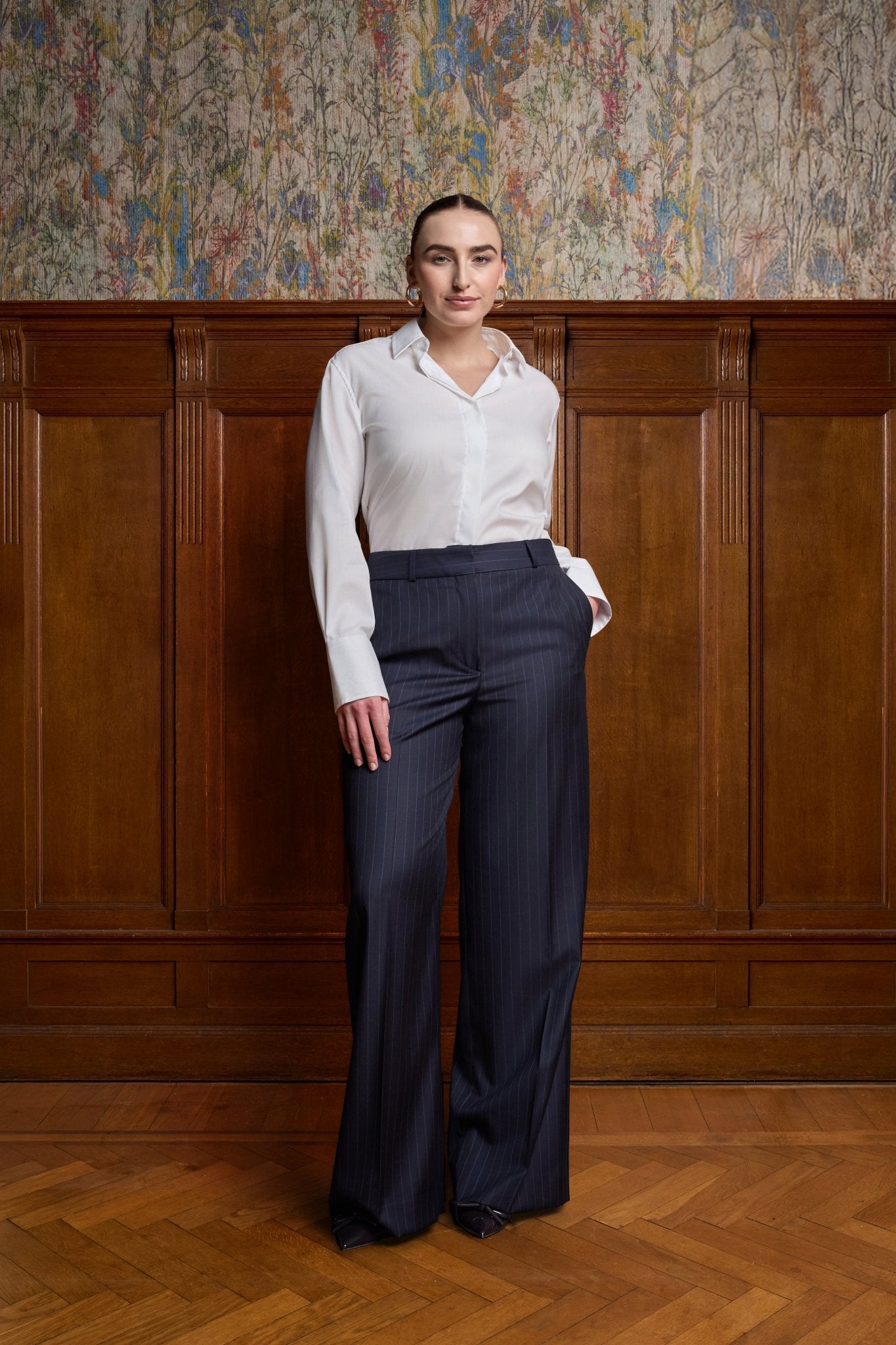 Blauwe pantalon