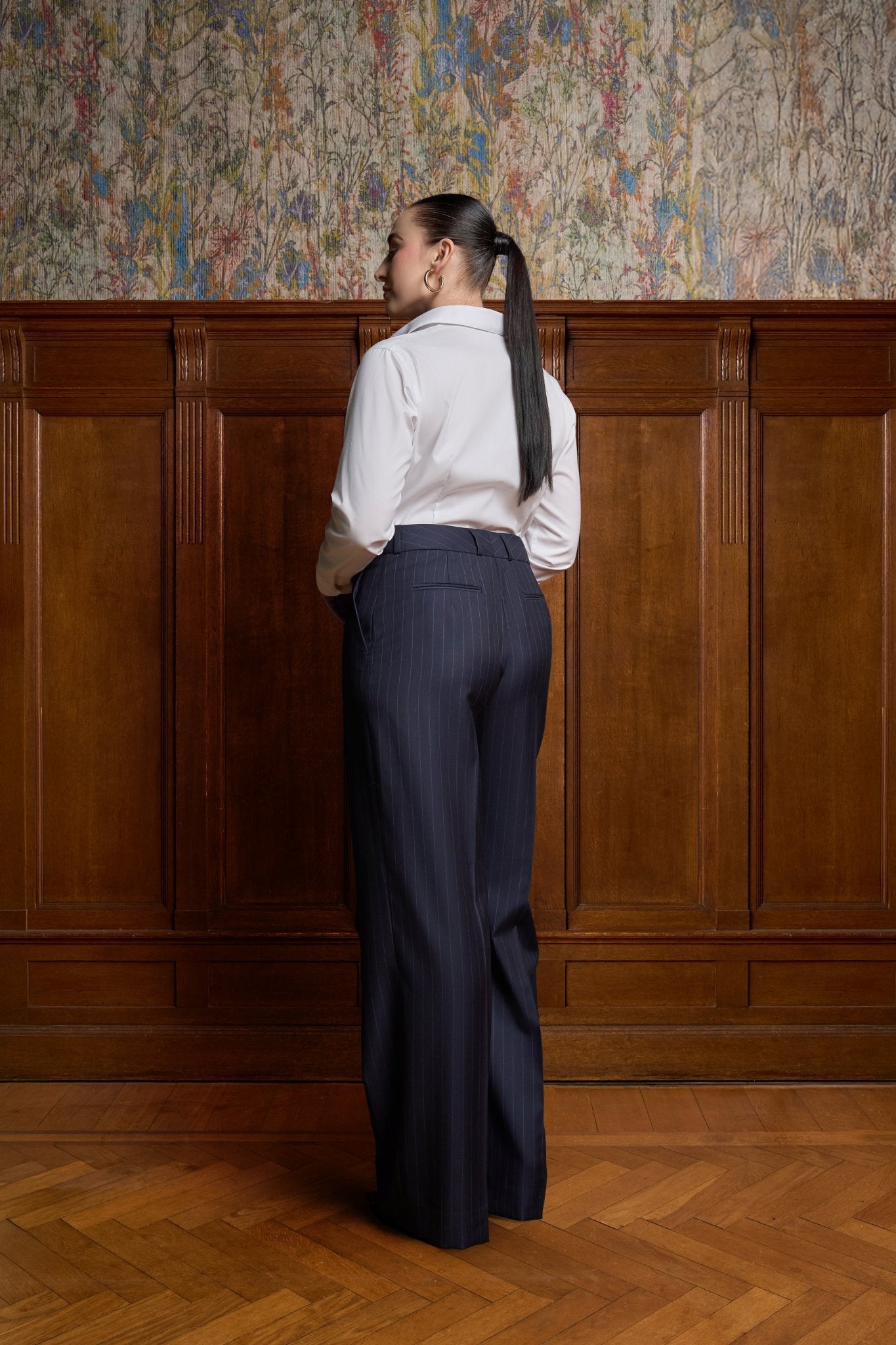 Blauwe pantalon